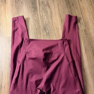 girlfriend collective Plum High-Waist Leggings